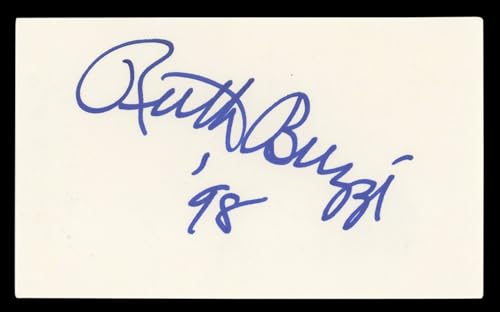 Ruth Buzzi Rowan & Martin's Laugh-In "98" Signed 3x5 Index Card BAS #BL96834