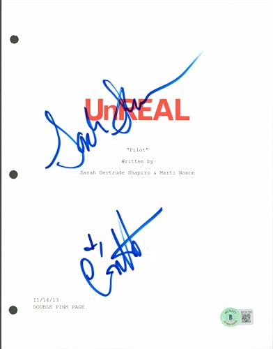 Constance Zimmer & Sarah Gertrude Signed 8.5x11 Unreal Script Cover BAS #BF24130