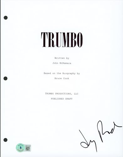Jay Roach Trumbo Authentic Signed 8.5x11 Trumbo Script Cover BAS #BF24150