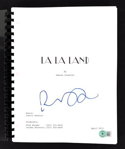Rosemarie DeWitt La La Land Authentic Signed Movie Script BAS #BK02195