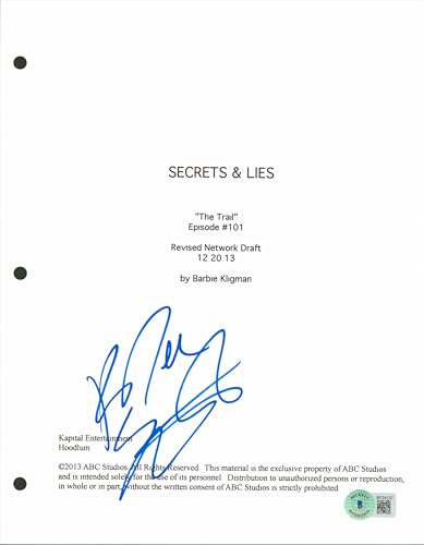 KaDee Strickland Authentic Signed Secrets & Lies Script Cover BAS #BF24137