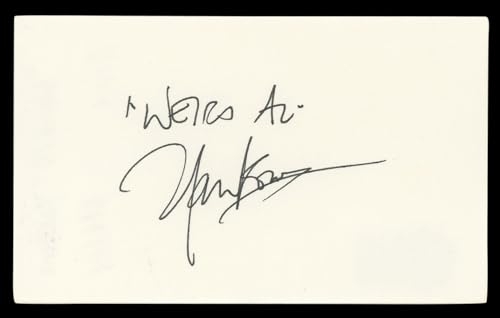 Weird Al Yankovic Musician Authentic Signed 3x5 Index Card BAS #BL98775