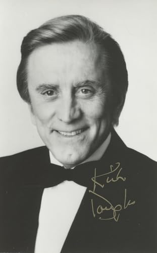 Kirk Douglas Spartacus Authentic Signed 3.5x5.5 Black & White Photo BAS #BL76420