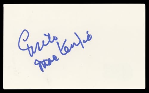 Gisele MacKenzie Your Hit Parade Authentic Signed 3x5 Index Card BAS #BL96369
