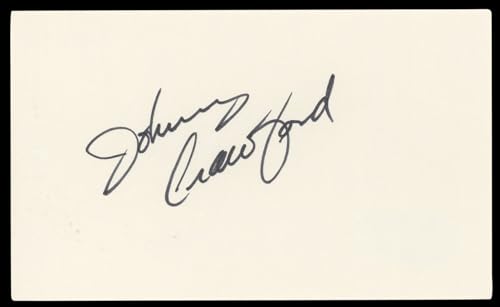 Johnny Crawford The Rifleman Authentic Signed 3x5 Index Card BAS #BL98586