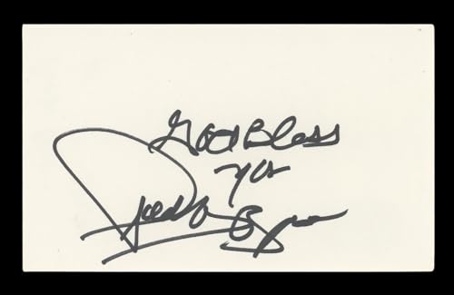 Peabo Bryson Singer Authentic Signed 3x5 Index Card Autographed BAS #AD70130