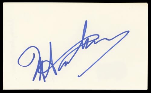 Morey Amsterdam The Dick Van Dyke Show Signed 3x5 Index Card BAS #AD70391