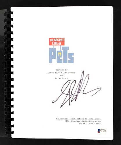 Lake Bell The Secret Life of Pets Authentic Signed Movie Script BAS #C11265