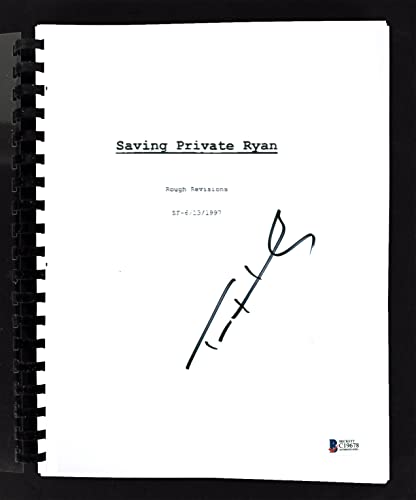 Tom Hanks Saving Private Ryan Authentic Signed Replica Movie Script BAS #C19678