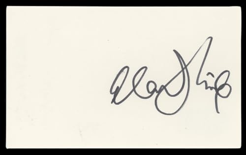 Alan Thicke Growing Pains Authentic Signed 3x5 Index Card BAS #BL96393