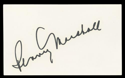 Penny Marshall League Of Their Own Authentic Signed 3x5 Index Card BAS #BL96949