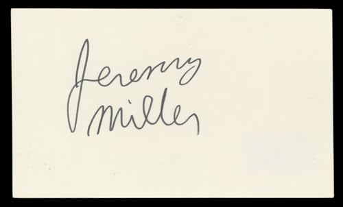 Jeremy Miller Growing Pains Authentic Signed 3x5 Index Card BAS #BL98453