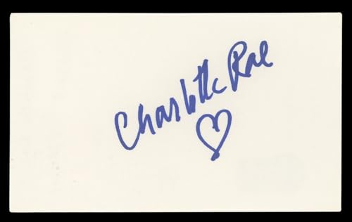 Charlotte Rae The Facts of Life Authentic Signed 3x5 Index Card BAS #BL96726