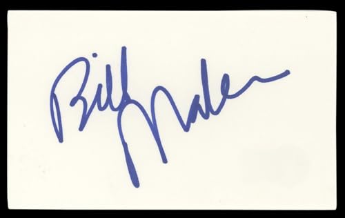 Bill Maher Real Time with Bill Maher Signed 3x5 Index Card BAS #BL98778