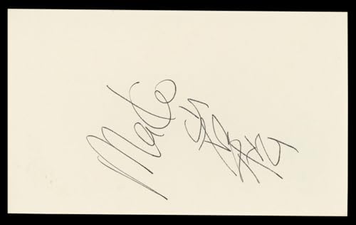 Mako Conan the Barbarian Authentic Signed 3x5 Index Card BAS #BL98864