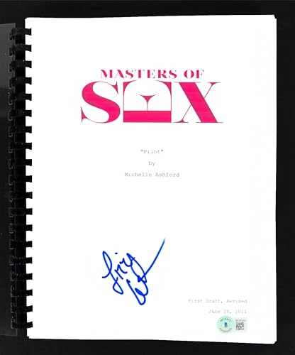 Lizzy Caplan Authentic Signed Masters of Sex Pilot Tv Script BAS #BF24102