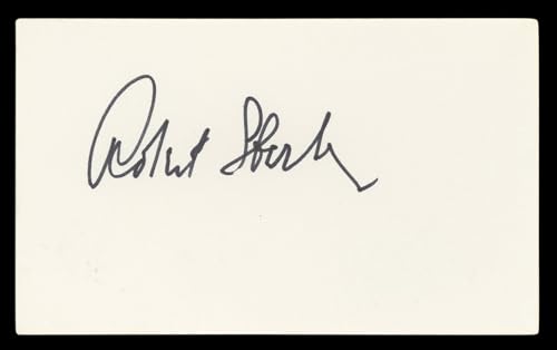 Robert Sterling Roughshod Authentic Signed 3x5 Index Card BAS #BL96888