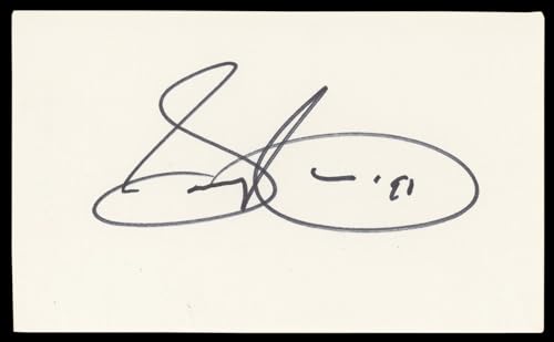 Sammy Cahn Musician Authentic Signed 3x5 Index Card Autographed BAS #BM57071