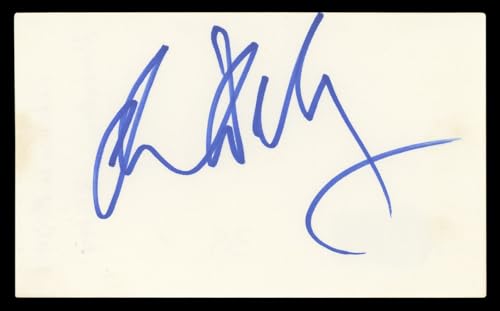 Rebecca De Mornay Risky Business Authentic Signed 3x5 Index Card BAS #BL96828
