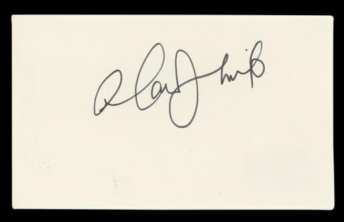 Alan Thicke Growing Pains Authentic Signed 3x5 Index Card BAS #BL96391