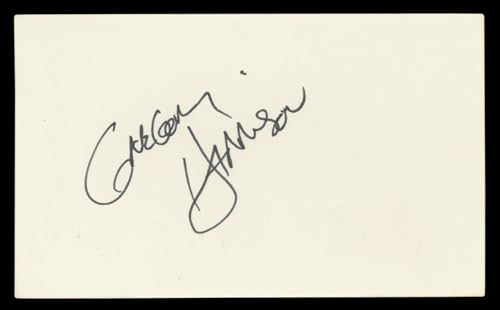 Gregory Harrison Trapper John, M.D. Authentic Signed 3x5 Index Card BAS #BL96857