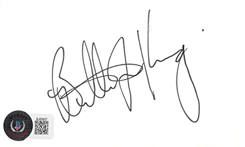 Billie Jean King Battle Of The Sexes Signed 3x5 Index Card BAS #BJ63937