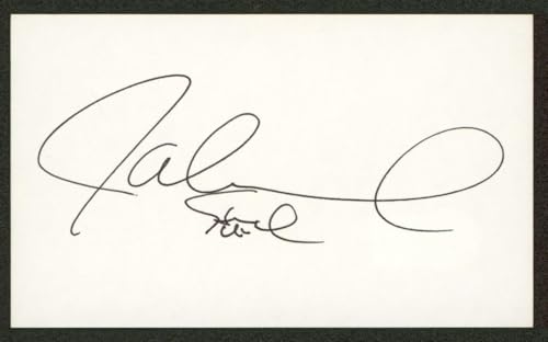 Jaleel White Family Matters Authentic Signed 3x5 Index Card BAS #BN06336