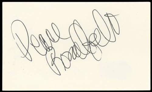 Rosanna Arquette "Peace" Authentic Signed 3x5 Index Card BAS #BL98621