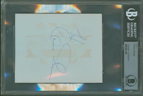 Connie Stevens Hawaiian Eye Authentic Signed 4.5 x 5.5 Cut Signature BAS Slabbed