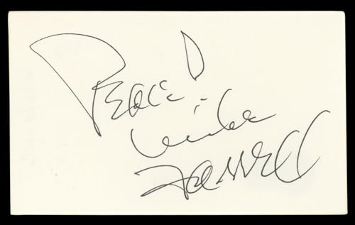 Mike Farrell M*A*S*H "Peace!" Authentic Signed 3x5 Index Card BAS #BL96776