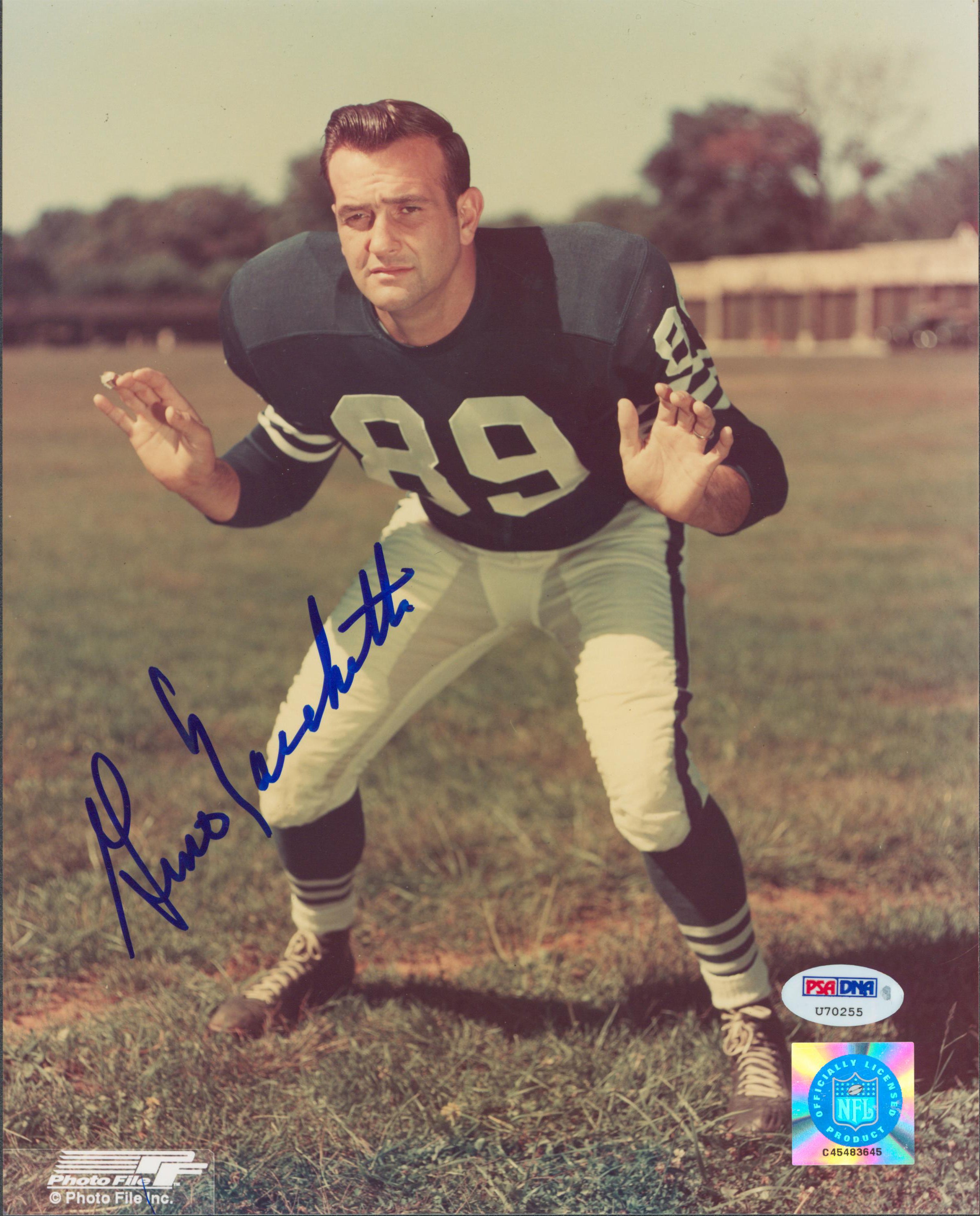 Colts Gino Marchetti Authentic Signed 8x10 Photo Autographed PSA/DNA #U70255