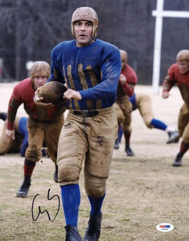 George Clooney Leatherheads Signed Authentic 11X14 Photo PSA/DNA #V24240