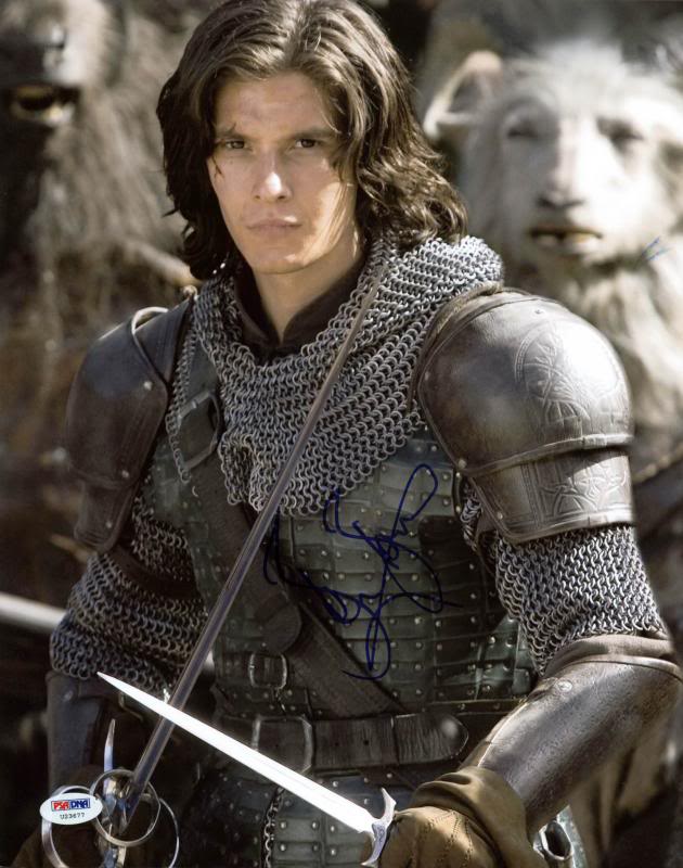 Ben Barnes Chronicles Of Narnia Signed Authentic 11X14 Photo PSA/DNA #U23677