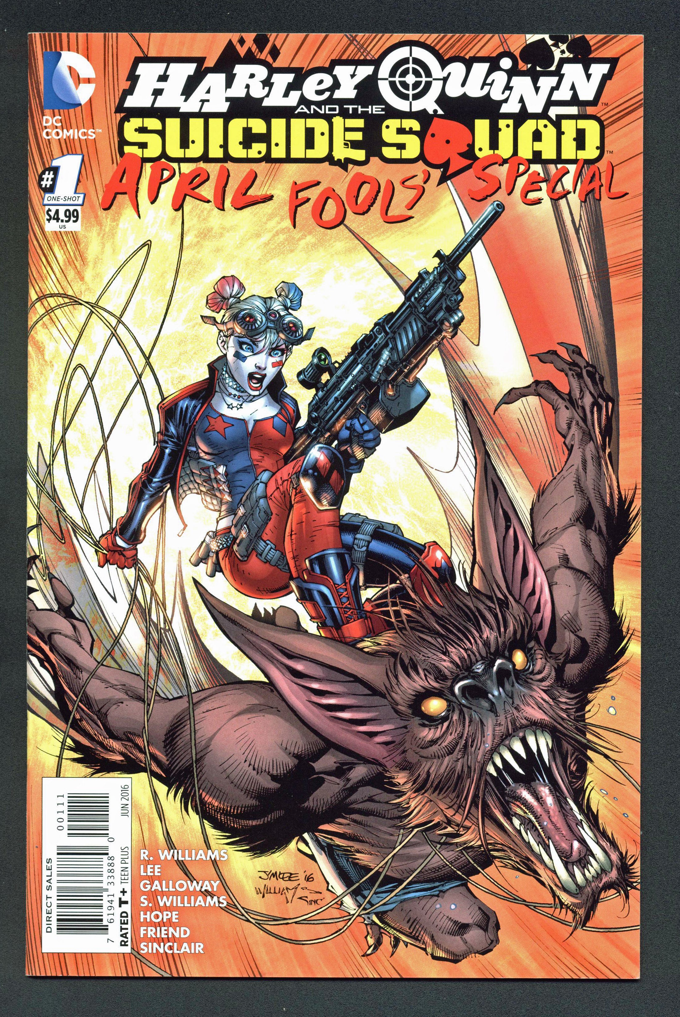 Harley Quinn and Suicide Squad April Fools' Special Comic Book BAM BOX Exclusive