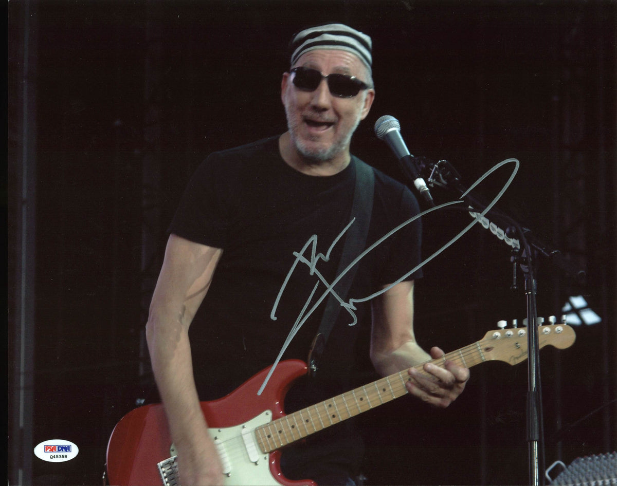 Pete Townshend The Who Authentic Signed 11X14 Photo Autographed PSA/DNA #Q45358