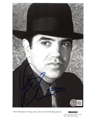 Chazz Palminteri Bullets over Broadway Authentic Signed 8x10 Photo BAS #BL76471