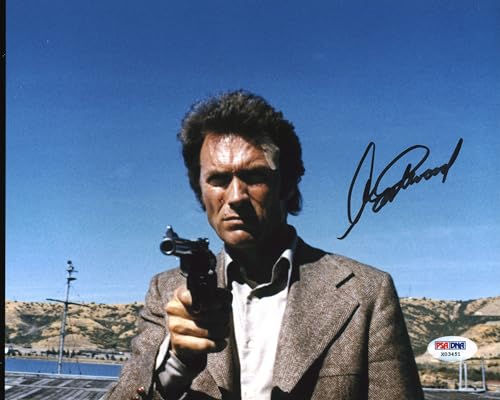 Clint Eastwood Dirty Harry Authentic Signed 8x10 Photo PSA/DNA #X03451