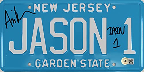 Ari Lehman Friday The 13th Jason 1 Authentic Signed License Plate BAS Witnessed
