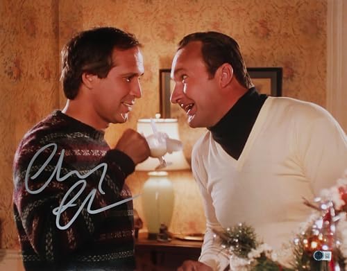 Chevy Chase Christmas Vacation Signed 16x20 Photo w Cousin Eddie Inside BAS Wit