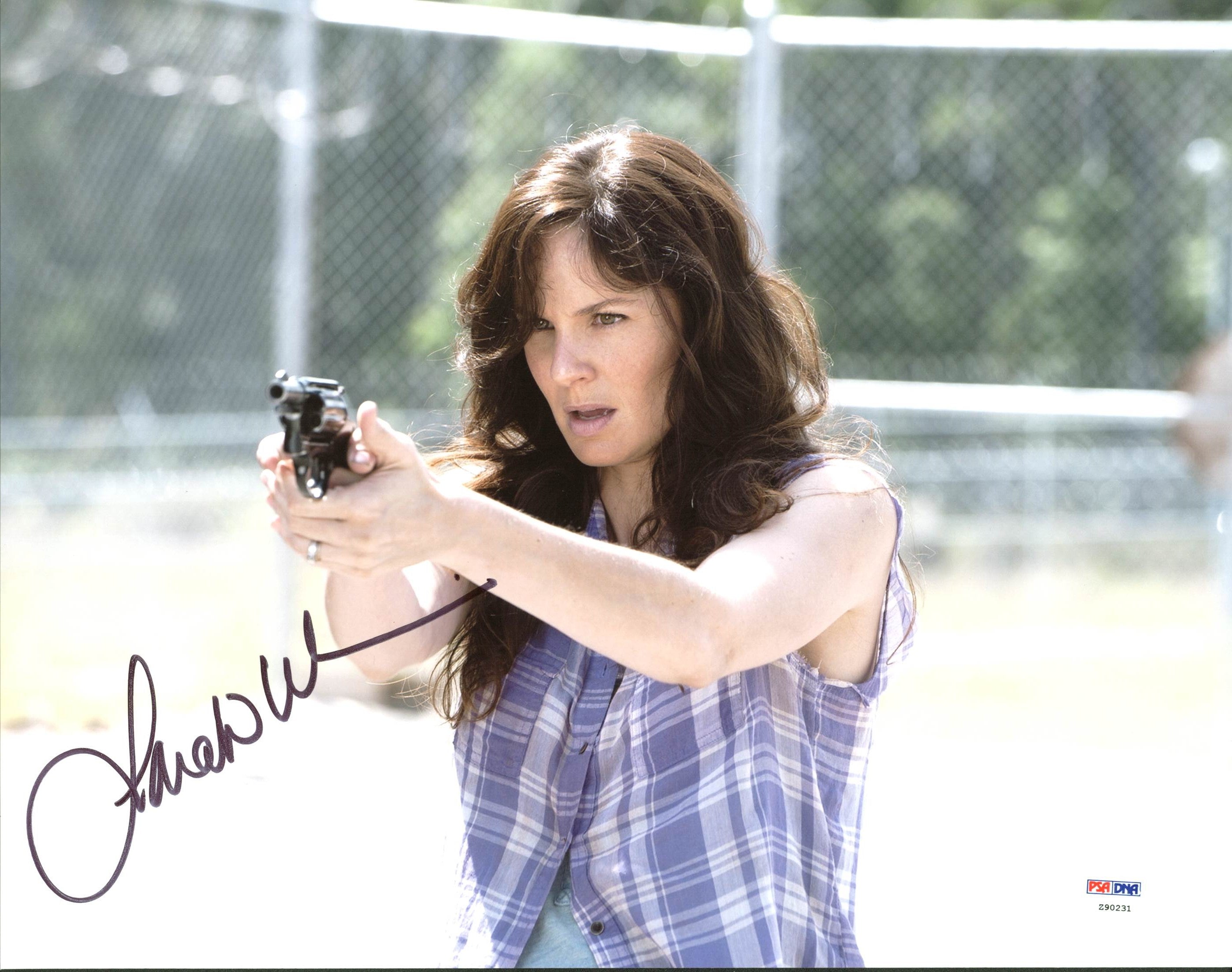 Sarah Wayne Callies The Walking Dead Authentic Signed 11X14 Photo PSA #Z90231