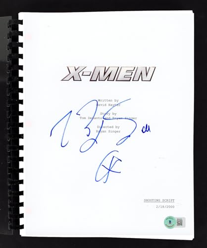 Bryan Singer X-Men Authentic Signed Movie Script Autographed BAS #BK02183
