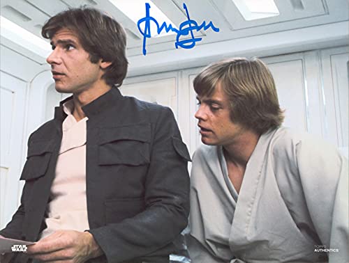 Harrison Ford Star Wars Authentic Signed 8x10 Topps Photo BAS Witnessed #M89233
