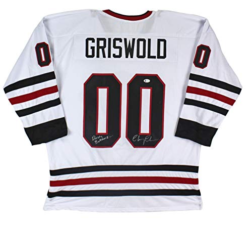 Chevy Chase Christmas Vacation "Dusty Bottoms..." Signed Jersey BAS #WA36235