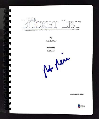 Rob Reiner Authentic Signed The Bucket List Movie Script Autographed BAS #F99183