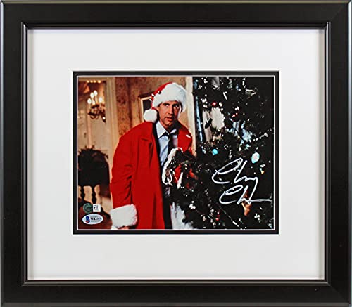 Chevy Chase Christmas Vacation Authentic Signed 8x10 Framed Photo BAS #W43379