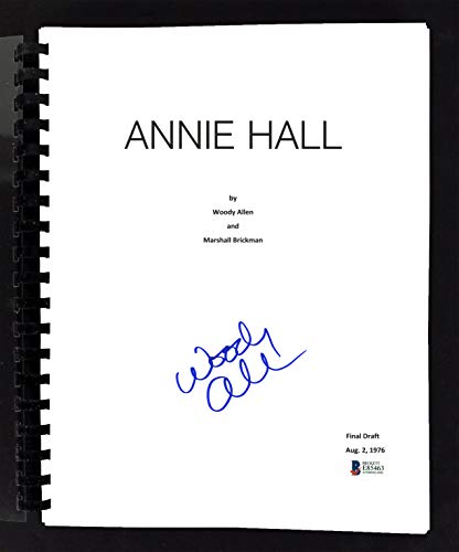 Woody Allen Annie Hall Authentic Signed Movie Script Autographed BAS #E85463