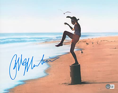 Ralph Macchio The Karate Kid Authentic Signed 11x14 Horizontal Stump Photo BAS