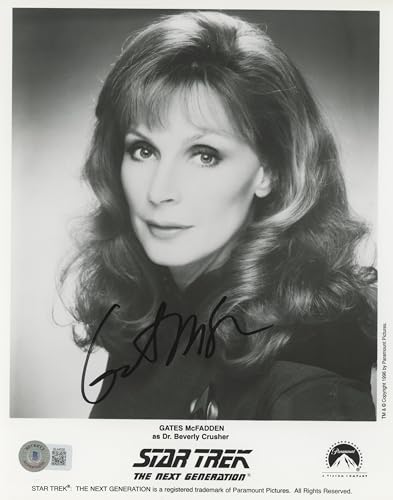 Gates McFadden Star Trek The Next Generation Signed 8x10 Photo BAS #BL44539