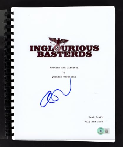 Eli Roth Inglourious Basterds Authentic Signed Movie Script BAS #BK02239