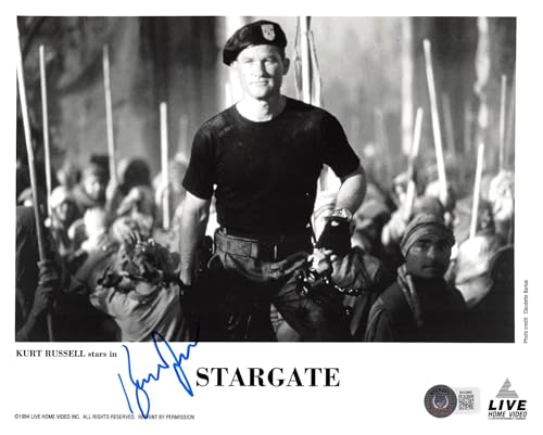 Kurt Russell Stargate Authentic Signed 8x10 Photo Autographed BAS #BK03865